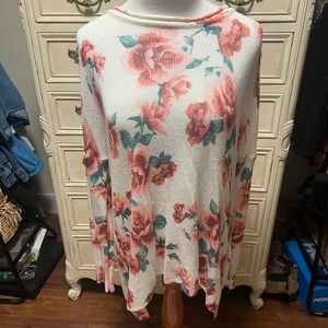 Show Me Your Mumu Floral Knit Sweater